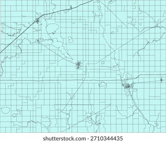 US Minnesota State Jackson County Vektor Census Block 2020 Vektor Tabulation (Census) Block