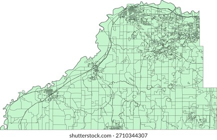 US Minnesota State Scott County Vector Census Block 2020 vector Tabulation (Census) Block