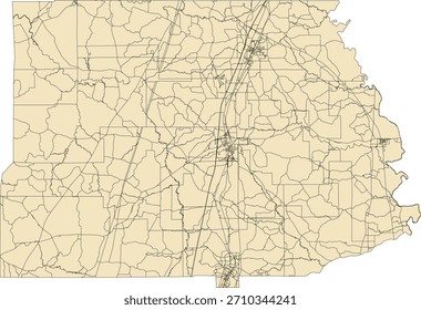 US Mississippi State Copiah County Vektor Census Block 2020 Vektor Tabulation (Census) Block
