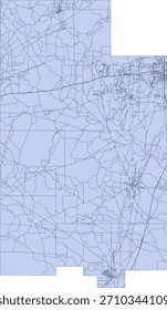 Bloque del censo de Vectores del condado de Lamar del estado de Misisipi Bloque de tabulación de Vectores (censo) de 2020