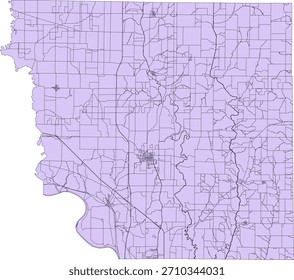 US Missouri State Andrew County Vector Census Block 2020 vector Tabulation (Census) Block