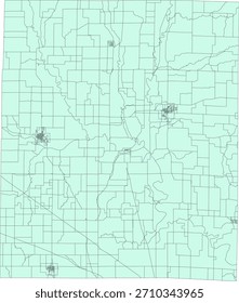 Bloque del censo de Vectores del condado de Gentry del estado de Missouri Bloque de tabulación de Vectores (censo) de 2020
