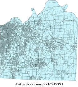 US Missouri State Jackson County Vector Census Block 2020 vector Tabulation (Census) Block