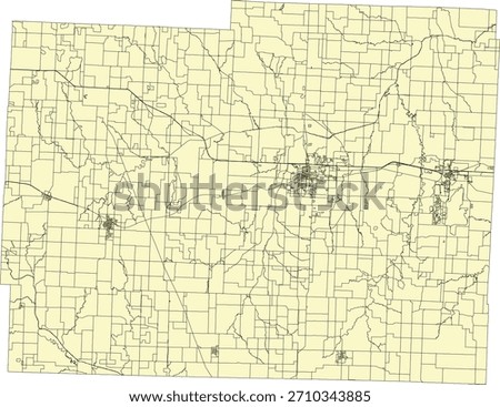 US Missouri State Johnson County Vector Census Block 2020 vector Tabulation (Census) Block