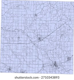 Bloque del censo de Vectores del condado de Lawrence del estado de Missouri Bloque de tabulación de Vectores (censo) de 2020