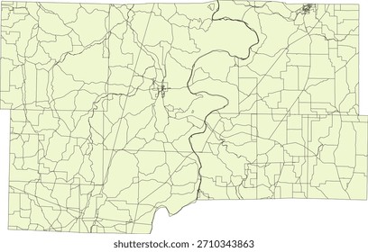 Bloque del censo de Vectores del condado de Maries del estado de Missouri Bloque de tabulación de Vectores (censo) de 2020