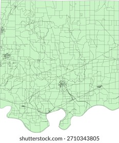 US Missouri State Ray County Vector Census Block 2020 vector Tabulation (Census) Block
