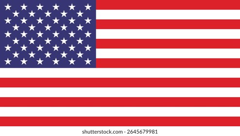 The US national flag the American flag the Stars and Stripes