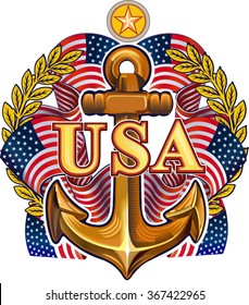 US Navy anchor
