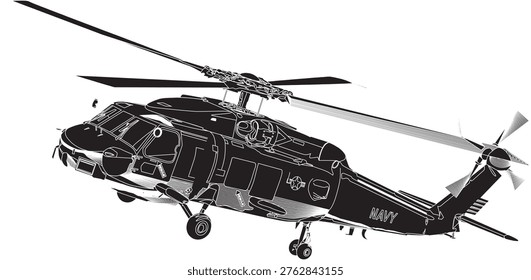 US Navy Sea Hawk Helicopter, Sikorsky SH-60B