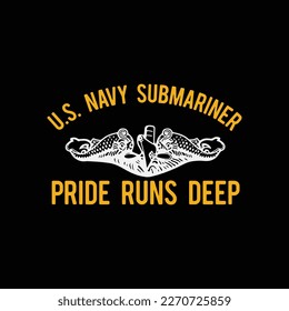 US Navy Sub Veteran Submariner Pride Runs Deep