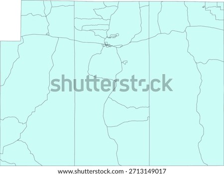 US Nebraska State Grant County Vector Census Block 2020 vector Tabulation (Census) Block