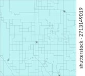 US Nebraska State Greeley County Vector Census Block 2020 vector Tabulation (Census) Block