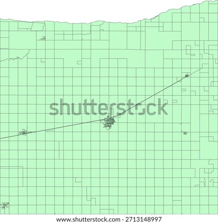 US Nebraska State Kearney County Vector Census Block 2020 vector Tabulation (Census) Block