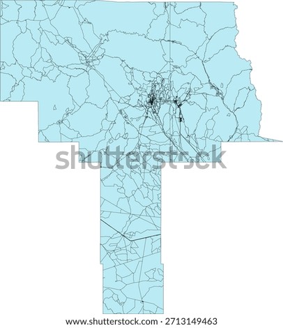 US New Mexico State Grant County Vector Census Block 2020 vector Tabulation (Census) Block