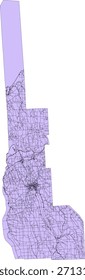 US New York State Cayuga County Vector Census Block 2020 vector Tabulation (Census) Block