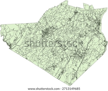 US New York State Orange County Vector Census Block 2020 vector Tabulation (Census) Block