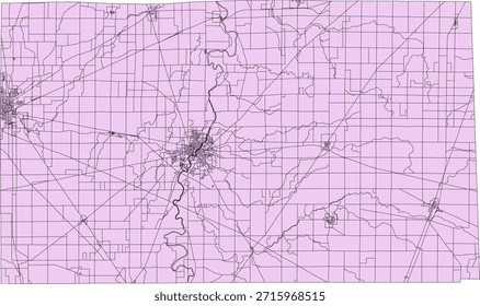 US Ohio State Seneca County Vector Census Block 2020 vector Tabulation (Census) Block