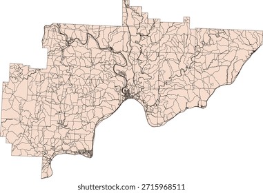 US Ohio State Washington County Vektor Census Block 2020 Vektor Tabulation (Census) Block