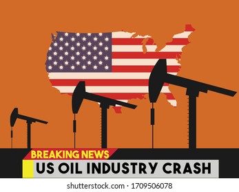 US Oil Industry Price Crash due to economic recession