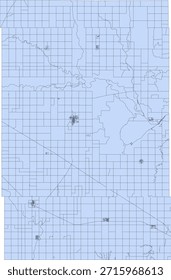 EUA Estado de Oklahoma Alfalfa County Vetor Census Block 2020 vetor Tabulação (Censo) Block