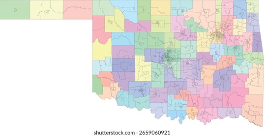 EUA: Censo Estadual de Oklahoma por Condado
