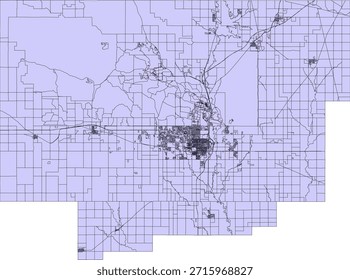 Bloque del censo de Vectores del condado de Comanche del estado de Oklahoma Bloque de tabulación de Vectores (censo) de 2020