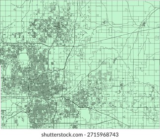 Bloque del censo de Vectores del estado de Oklahoma Bloque de tabulación de Vectores (censo) de 2020