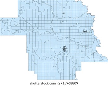 Bloque del censo de Vectores del condado de Greer del estado de Oklahoma Bloque de tabulación de Vectores (censo) de 2020