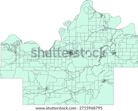 US Oklahoma State Haskell County Vector Census Block 2020 vector Tabulation (Census) Block