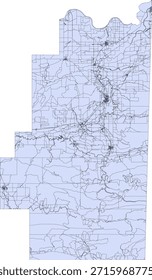 US Oklahoma State Le Flore County Vektor Census Block 2020 Vektor Tabulation (Census) Block