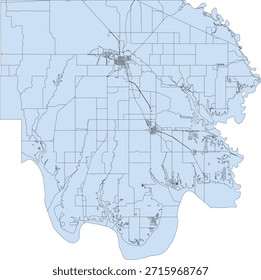 Bloque del censo de Vectores del condado de Marshall del estado de Oklahoma Bloque de tabulación de Vectores (censo) de 2020