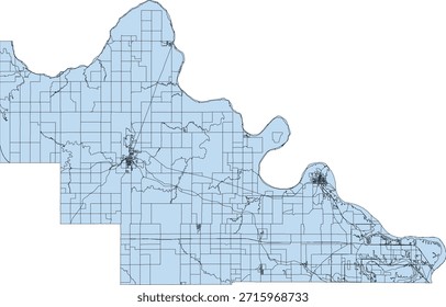 Bloque del censo de Vectores del condado de Pawnee del estado de Oklahoma Bloque de tabulación de Vectores (censo) de 2020
