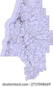 US Oregon State Coos County Vektor Census Block 2020 Vektor Tabulation (Census) Block