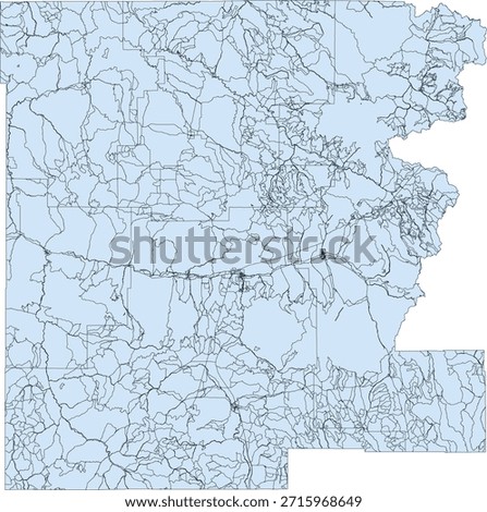 US Oregon State Grant County Vector Census Block 2020 vector Tabulation (Census) Block