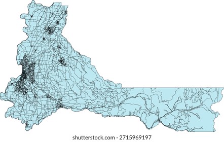 US Oregon State Marion County Vector Census Block 2020 vector Tabulation (Census) Block