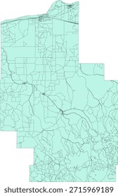 US Oregon State Morrow County Vektor Census Block 2020 Vektor Tabulation (Census) Block