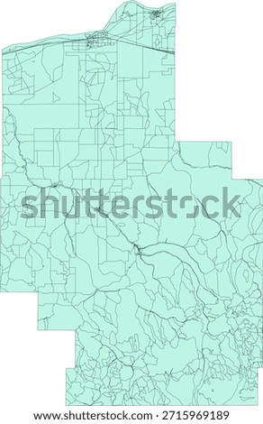 US Oregon State Morrow County Vector Census Block 2020 vector Tabulation (Census) Block