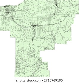 Bloco de Censo Vetor do Condado de Umatilla do Estado do Oregon EUA 2020 vetores Tabulação (Censo)