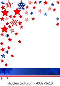 US patriotic card