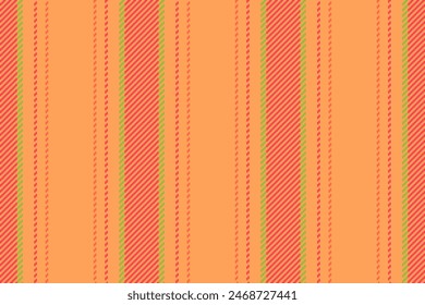 Us pattern lines seamless, comfort fabric stripe textile. Kit texture background vector vertical in orange and red colors.
