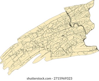 EUA Pensilvânia Estado Perry County Vetor Census Block 2020 vetor Tabulação (Censo) Bloco