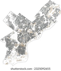 US Pennsylvania State Philadelphia Building Footprints