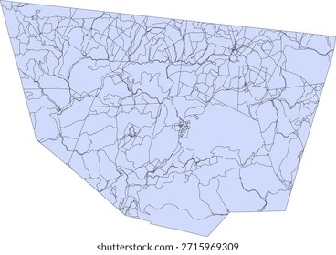US Pennsylvania State Sullivan County Vector Census Block 2020 vector Tabulation (Census) Block