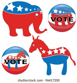 US presidential election in 2012 The democrat vs republican
