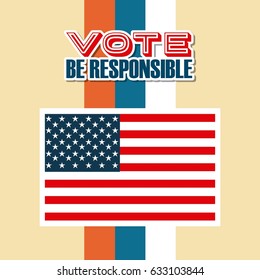 US presidential voting concept