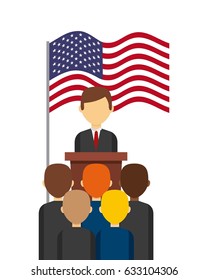 US presidential voting concept