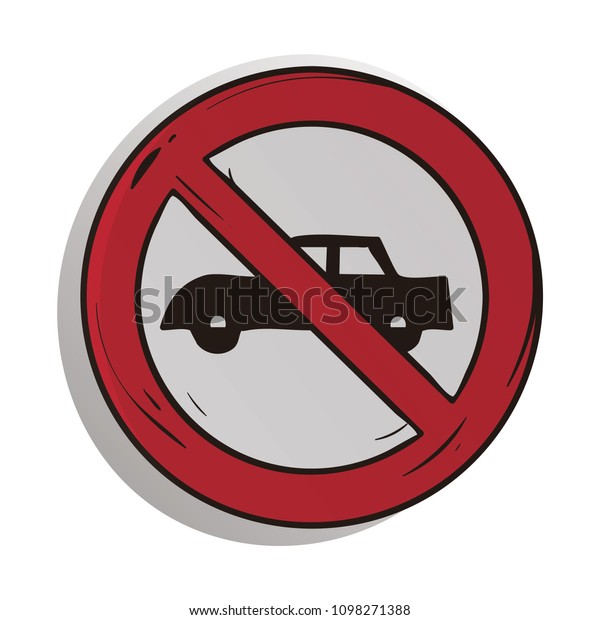 US Road Sign, Vector Illustration, Restrict\
Vehicles Signs