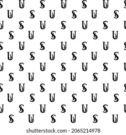 US Seamless Pattern Design. Vector Illustration.