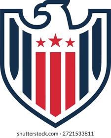 US Soccer Team Crest Shield Logo Design